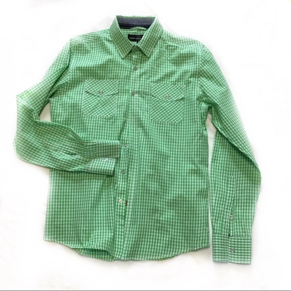 Sunday Work Clothes Shirts Mens Green Check Shirt Size M Poshmark